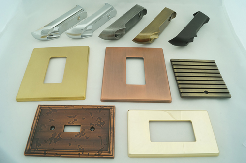 architectural finishes on plastic and metal substrates