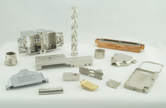 Chrome electroplated component with brilliant decorative finish#1.0