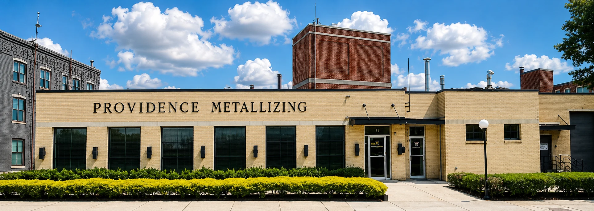 Providence Metallizing front office at 51 Fairlawn Avenue, Pawtucket, Rhode Island
